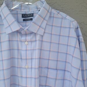 Lauren Ralph Lauren Black Label light academia Plaid Shirt | Size 4XL (20 34/35)